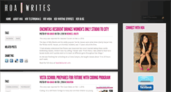 Desktop Screenshot of hoawrites.com